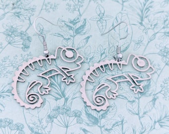 ONEFINITY Collana camaleonte in argento Sterling 925 con