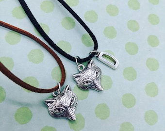 Collana volpe, gioielli volpe, regali amante volpe, collana charm, collana animale, gioielli animali, regali sorella, regali bff, animali del bosco,