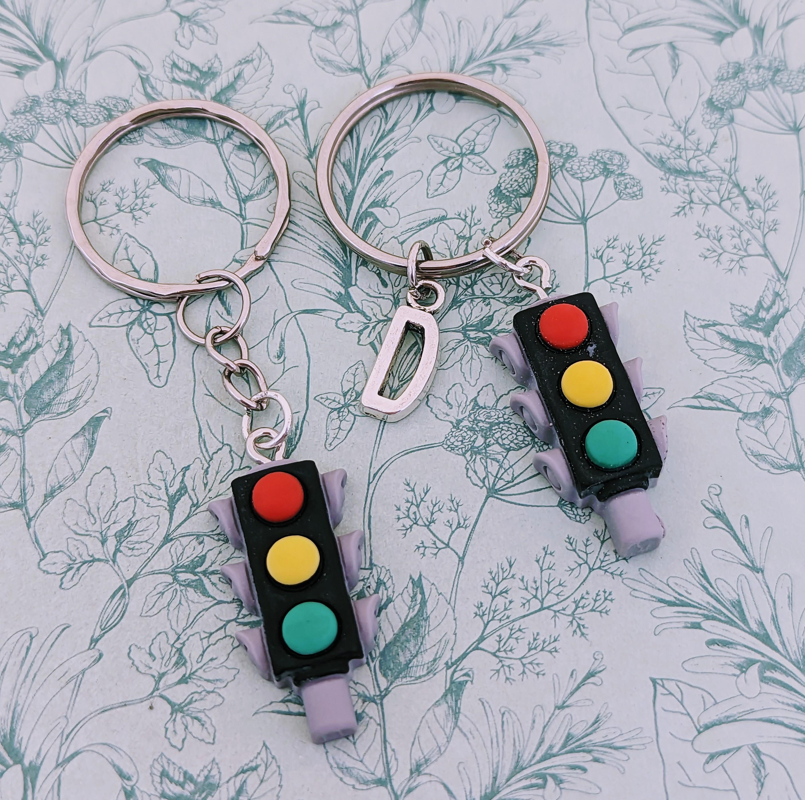 Traffic Light Keychain, Traffic Manager Gifts, Traffic Light