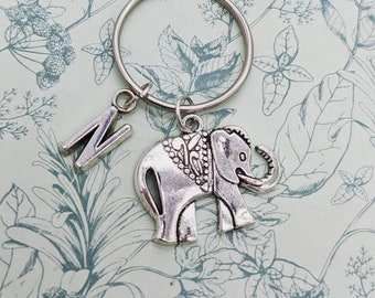 Portachiavi elefante, regali per gli amanti degli elefanti, portachiavi per animali, elefante fortunato, accessori per elefanti, portachiavi personalizzati, regali per elefanti,