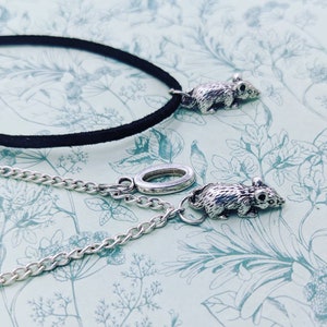 Rat necklace, rat jewelry, rat lover gifts, rodent necklace, rat charm, stocking fillers, rat owner gifts, animal necklace, rat inspired