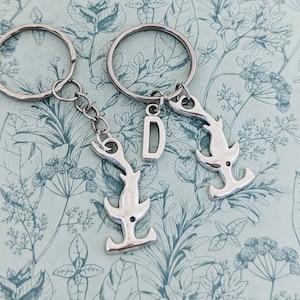 Shark keychain, shark lover gifts, marine biologist gifts, shark accessories, gifts for a surfer, marine themed gifts, ocean inspired gifts