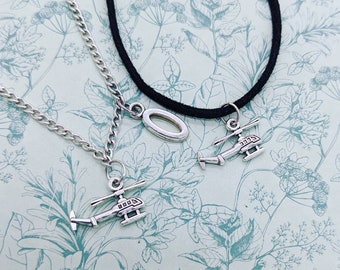 Helicopter necklace, pilot gifts, pilot jewelry, initial necklace, initial gifts, bff gifts, sister gifts, pilot necklace, stocking stuffers