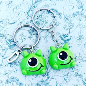 Monster keyring, monster keychain, monster lover gifts, Halloween keychain, Halloween lover gifts, Halloween accessories, Halloween party