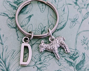 Lamb keychain, lamb keyring, sheep lover gifts, sheep inspired gifts, animal keychain, gifts for a farmer, farming inspired gifts, lamb gift