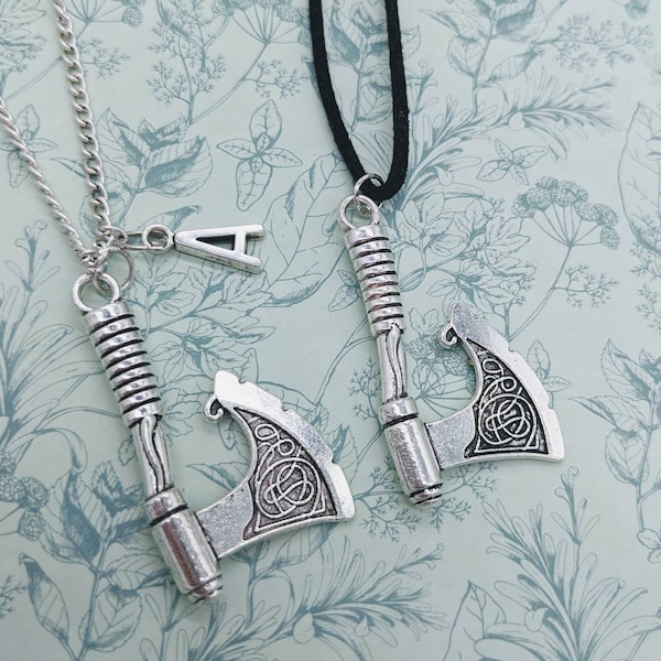 Viking axe necklace, weapon necklace, boyfriend gifts, gamer gifts, statement necklace, Norse jewelry, Nordic jewellery, bff gifts,