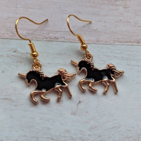 Etsy unicorn earrings best sale