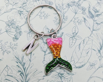 Chaveiro de sereia, acessórios de sereia, presentes para amantes de sereia, presentes de fantasia, presentes de aniversário, festa de sereia, amuleto de sereia, presentes para amigos,