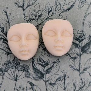 Pendientes de tachuelas faciales, pendientes de máscara, regalos para actriz, regalos para artistas, pendientes inspirados en artistas, regalos inspirados en teatros, temas de teatro