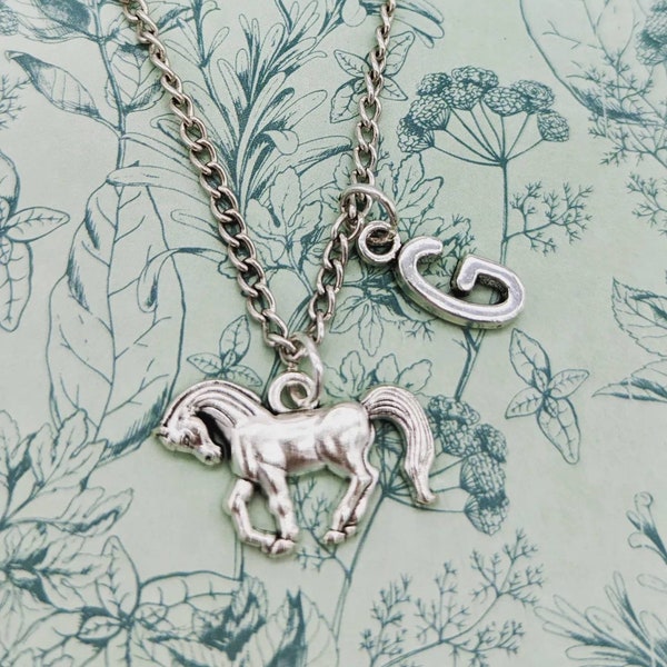 Horse necklace, equestrian necklace, equestrian inspired gifts, horse owner gifts, cowgirl jewelry, cowgirl necklace, riding school teacher,