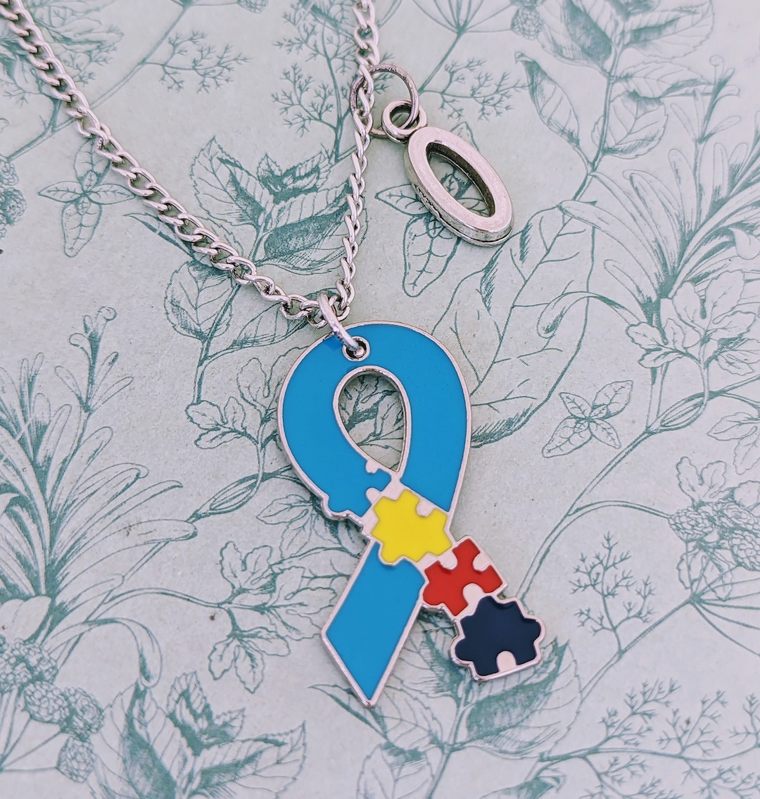 Autism Necklace Autism Jewelry Autism Jewellery Autism Etsy
