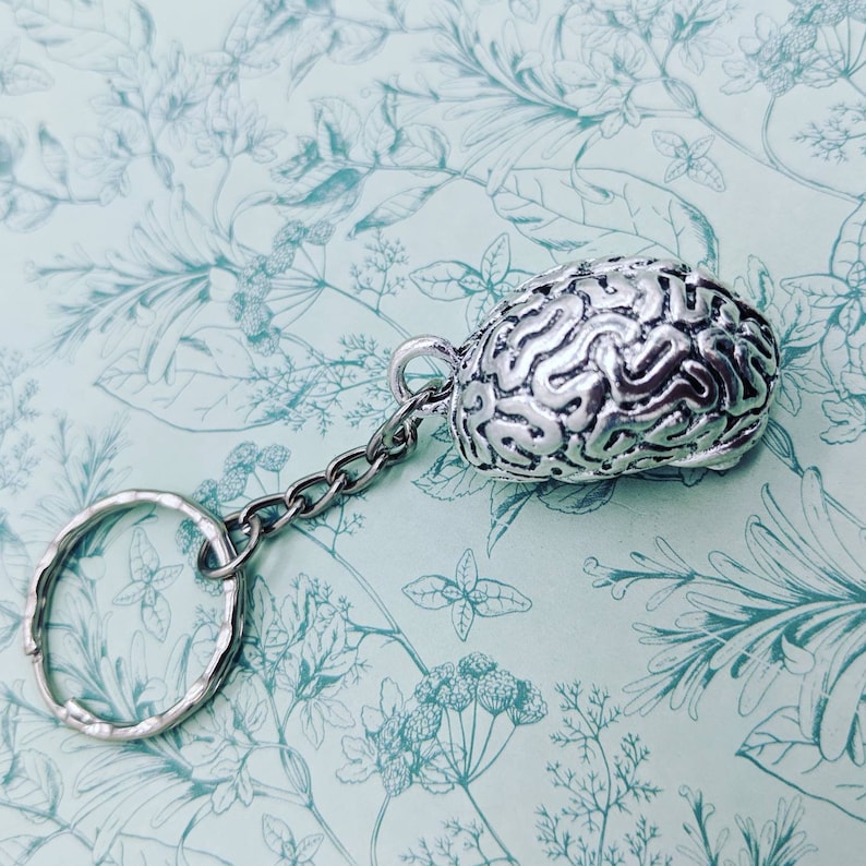 Brain Keyring Brain Keychain Science Geek Science Gifts Etsy UK