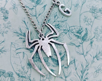 Tarantula necklace, tarantula jewellery, spider lover gifts, spider inspired gifts, spider pendant necklace, gothic necklace, pet spider,