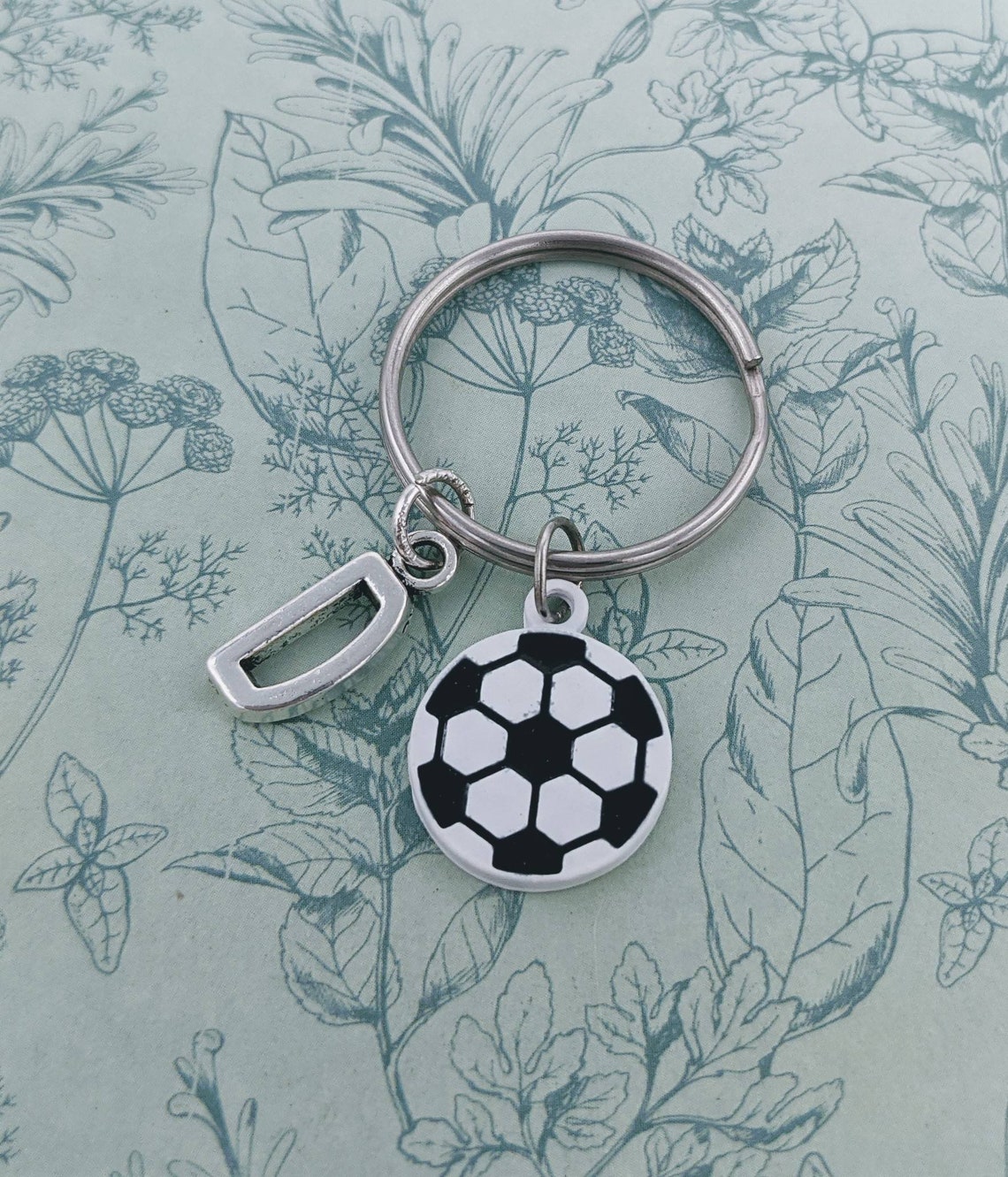 Football Keyring Personalised Keyring Soccer Gift Soccer Etsy UK