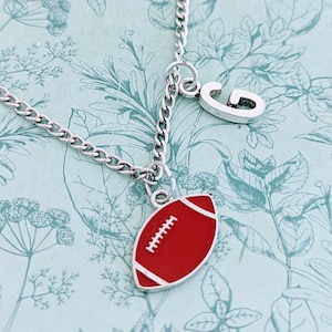 Rugby necklace, rugby player gifts, rugby inspired, rugby themed, rugby jewellery, sports jewellery, sports necklace, sports fan gifts,