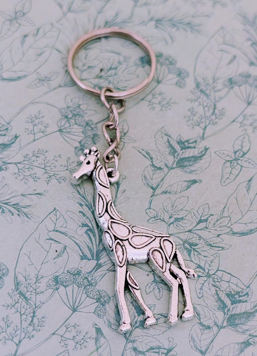 Big Giraffe Keyring, Giraffe Lover Gifts, Giraffe Charms, Wild Animal ...