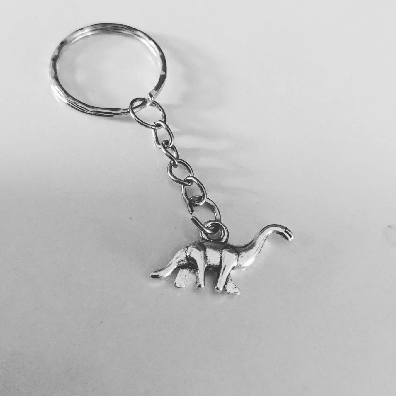 Dinosaur Keyring Dino Lover Raptor Accessory Diplodocus | Etsy UK