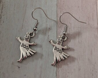 Ghost oorbellen, cartoon oorbellen, Halloween oorbellen, Halloween sieraden, gothic oorbellen, gothic sieraden, enge oorbellen, eigenzinnige oorbellen,