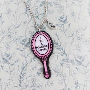 Empowered necklace, motivation necklace gift, mother&#39;s Day gifts, best friend necklace, feminist necklace, inspirational gifts, bff gifts,
