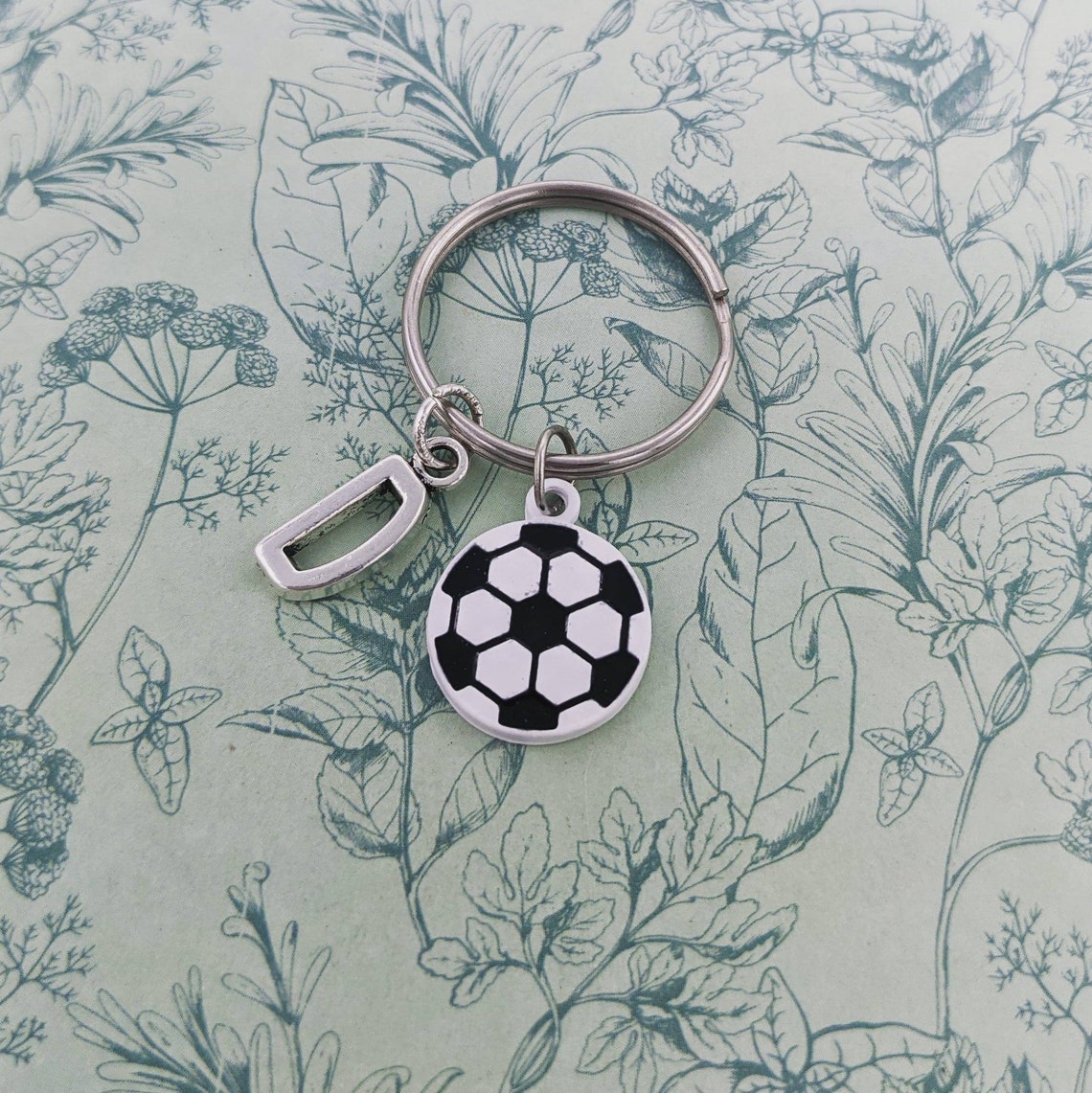 Football keyring personalised keyring soccer gift soccer Etsy