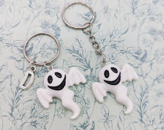 Ghost Keyring, ghost Keychain, ghost hunter gifts, paranormal investigators, ghost inspired, Halloween gifts, gothic Keychain, spiritual,