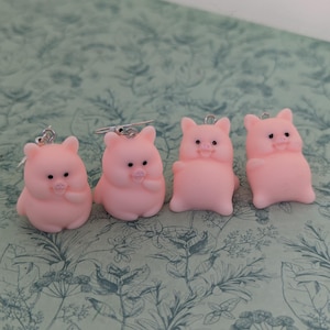 Schweineohrringe, Schweineschmuck, Schweineliebhabergeschenke, Bauernhoftiere, Schweinemuttergeschenke, Tierohrringe, niedliche Neuheit Ohrringe, Schweinethemen Geschenke,
