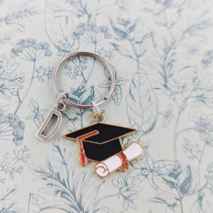 Llavero de graduación, regalos de graduación, regalos de graduación para hija, diploma y mortero, regalos de graduación personalizados, regalo de salida,