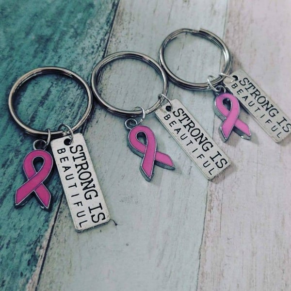 Porte-clés contre le cancer, bijoux contre le cancer, cadeaux pour survivants du cancer, cadeaux de sensibilisation au cancer, cadeaux pour se remettre bien, cadeaux pour maladie, cadeaux d’amis, cadeaux de chimio