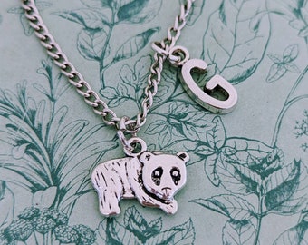 Panda Halskette, Panda Schmuck, niedliche Panda Accessoires, Panda Bär Charm, Zoo Keeper inspirierte Halskette, Tier Geschenke, Bären Liebhaber