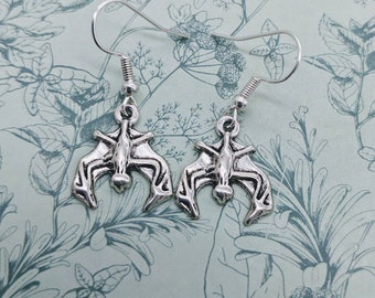 Boucles d'oreilles chauve-souris, bijoux chauve-souris, cadeaux pour amoureux des chauves-souris, boucles d'oreilles vampire, bijoux vampire, cadeaux bff, cadeaux soeur, boucles d'oreilles gothiques, bijoux gothiques,
