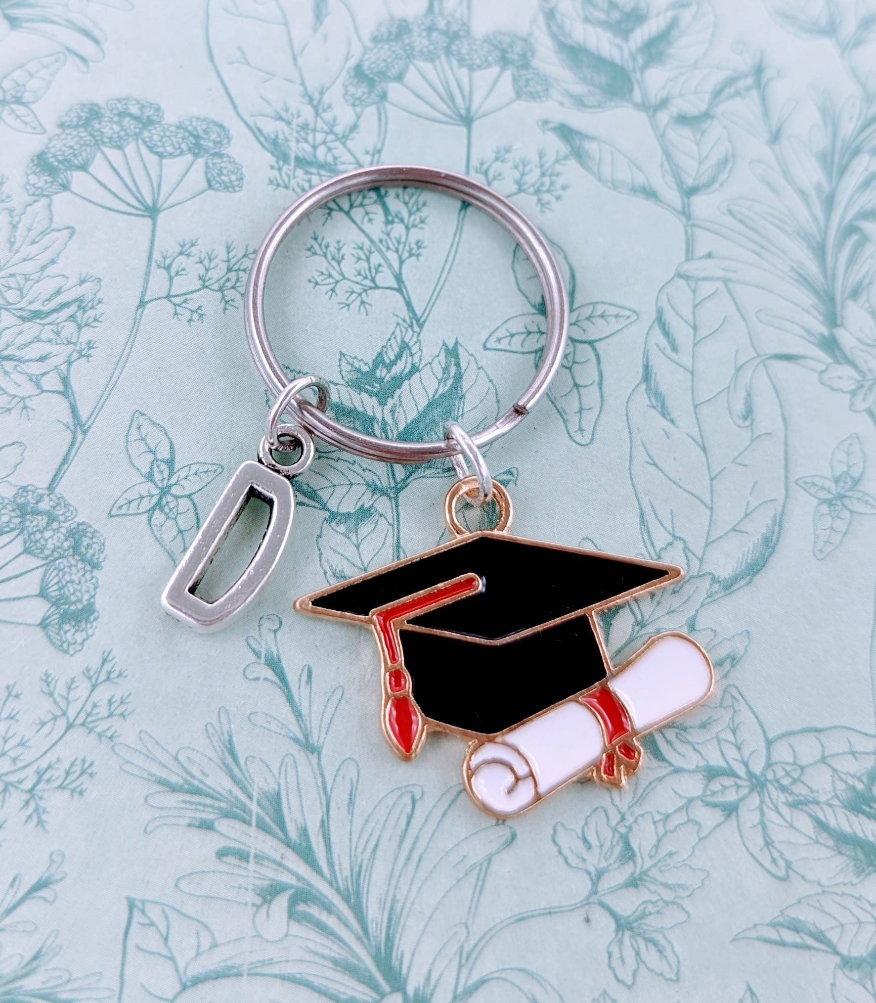 Graduation Keychain Gift - Laser Engraved Stainless Steel Keychain For Graduates