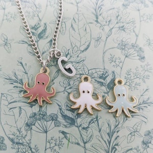 Octopus necklace, squid necklace, octopus jewellery, octopus gifts, cute necklace, cute gifts, personalised necklace, bff gifts, sister gift