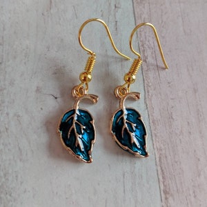 Ahorn-Blatt-Ohrringe, Blatt Ohrringe, Charme Ohrring, Geschenke für sie, Natur Ohrringe, Herbst Ohrringe, Herbst Schmuck, Schwester Geschenke, Mama Geschenk
