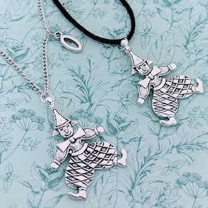 Collier clown, bijoux clown cadeaux pour amateurs de clowns, cadeaux inspirés de clowns, thème clown, thème horreur, collier horreur, cadeaux sur le thème du cirque,