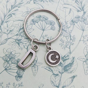 Moon keyring, crescent moon gifts, star keychain, star gifts, bff gifts, celestial keychain, celestial gifts, moon gifts, space gifts,