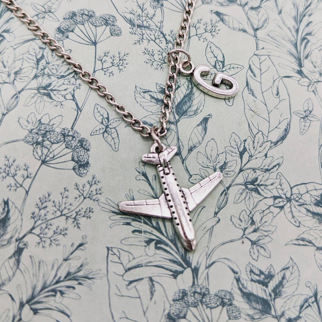 Airplane Necklace, Airplane Jewellery, Flight Attendant Gifts, Airplane