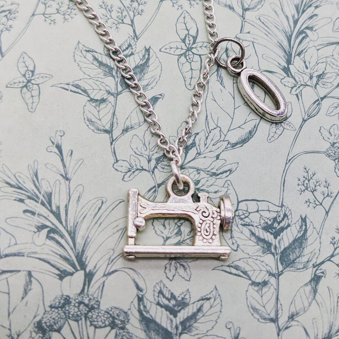 Sewing Machine Necklace Personalised Necklace Seamstress Etsy UK