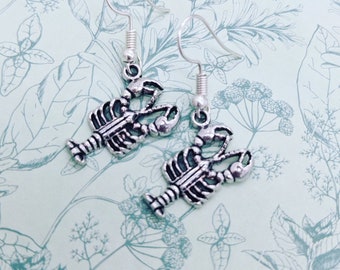 Hummer Ohrringe, Hummer Schmuck, Krebs Ohrringe, Krebs Schmuck, Hummer Schmuck, Hummer Liebhaber Geschenke, bff Geschenke, Schwester Geschenke, Fisch Ohrringe,