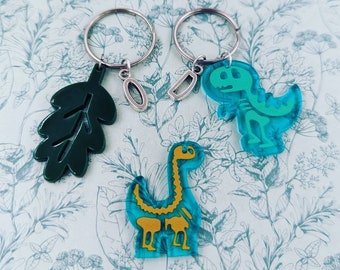 Dinosaur Keychain, dinosaur lover gifts, dinosaur themed, dinosaur inspired gifts, dinosaur charm, dinosaur fan, history lover gifts,