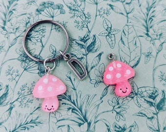 Pilz Schlüsselanhänger, Pilz Geschenke, kawaii Schlüsselanhänger, Pilz Schlüsselanhänger, Pilz Themen, Naturist Geschenke, Wald Themen, Naturliebhaber,