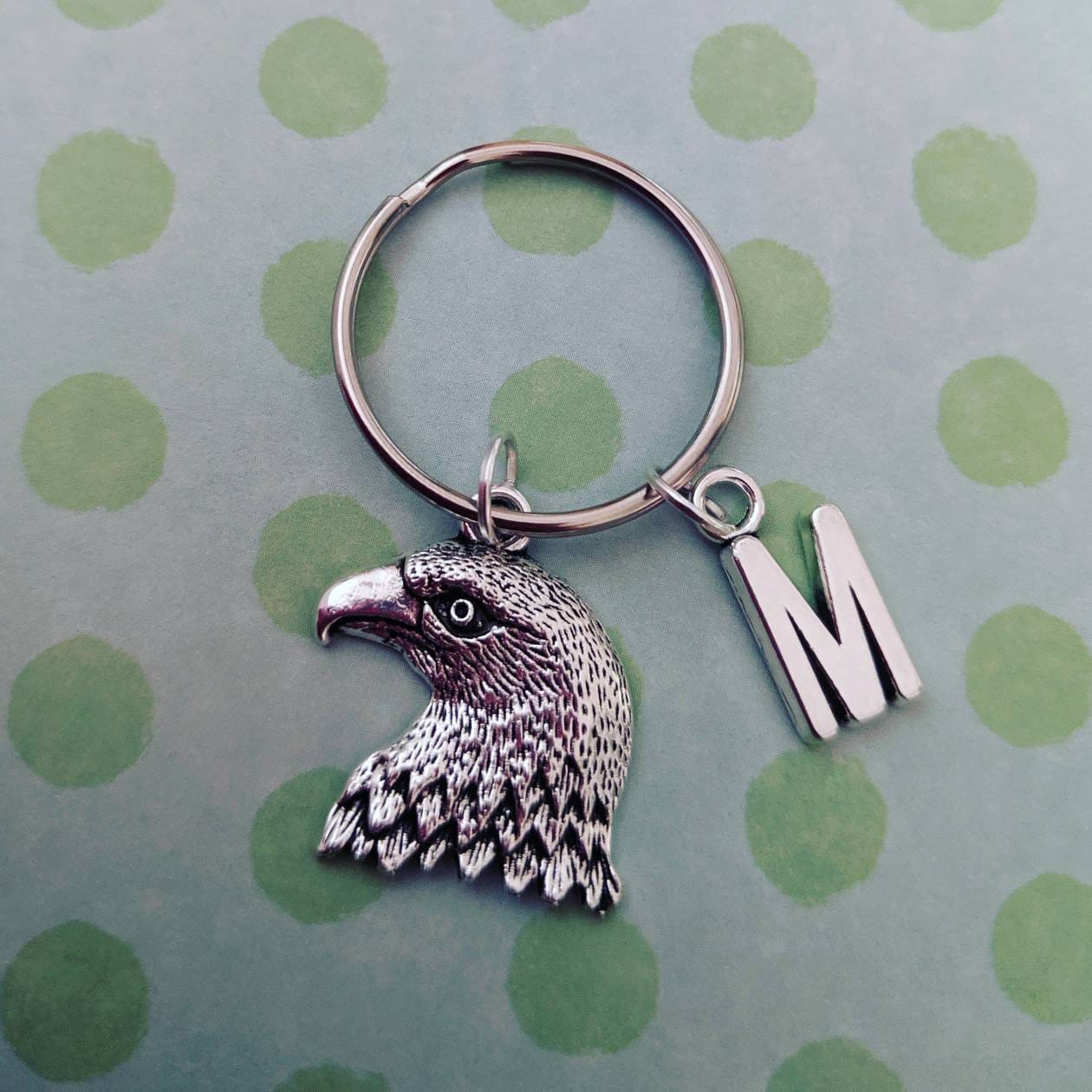 Eagle Keychain Eagle Gifts Personalised Keyring Unisex Etsy UK