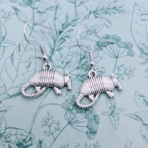 Armadillo earrings, armadillo jewelry, armadillo lover gifts, animal earrings, animal jewelry, sister gifts, bff gifts, secret santa,
