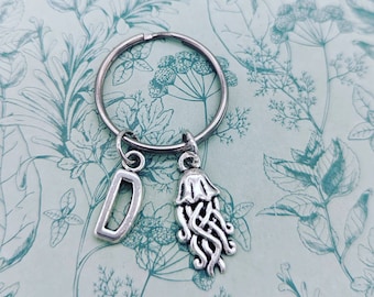Squid keychain, octopus Keyring, octopus themed gifts, sea creature accessories, octopus lover gifts, seafood chef gifts, octopus jewelry,