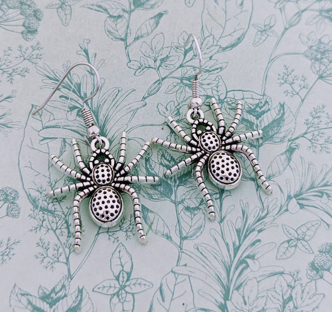 Boucles d'oreilles araignée, boucles d'oreilles tarentule, bijoux