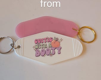 Mädchen unter dem Motto Schlüsselanhänger, Retro motel Schlüsselanhänger, kawaii Schlüsselanhänger Geschenke, Neuheit Schlüsselanhänger Geschenk, kawaii Schlüsselanhänger