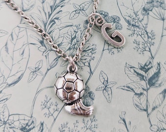 Fußball Halskette, Sport Halskette, Geschenke für die Fußballmannschaft, Geschenke für Fußballfans, Geschenke für Fußball, Fußballschmuck, Geschenke für Fußballmütter,