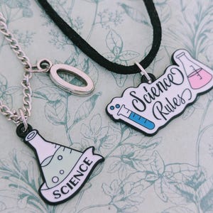 Science necklace, scientist gifts, science themed, biology inspired, science graduate gifts, chemistry teacher gifts, science teacher gifts
