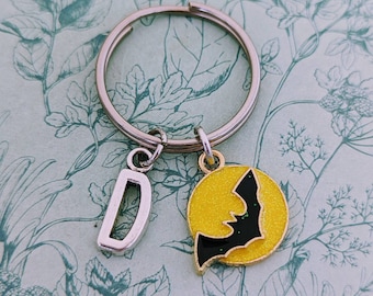Vleermuis sleutelhanger, vleermuis sleutelhanger, Halloween tas accessoires, vleermuis tas charme, spookachtige sleutelhanger, spookachtige geschenken, vampier sleutelhanger, vampier sleutelhanger,