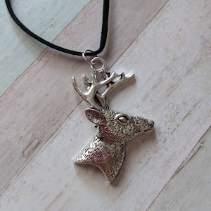 Stag necklace, deer necklace, deer jewellery, animal jewellery, animal gifts, birthday gifts, sister gifts, stag jewellery, elk necklace