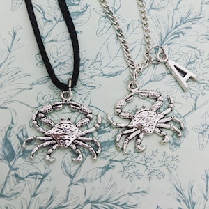 Crab necklace, crab jewellery, crab lover gifts, nautical jewelry, ocean lover gifts, summer gifts, animal necklace, crab themed, bff gifts,